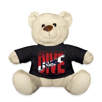Diving Cave Diver Graphic - Teddy Bear - black - Front