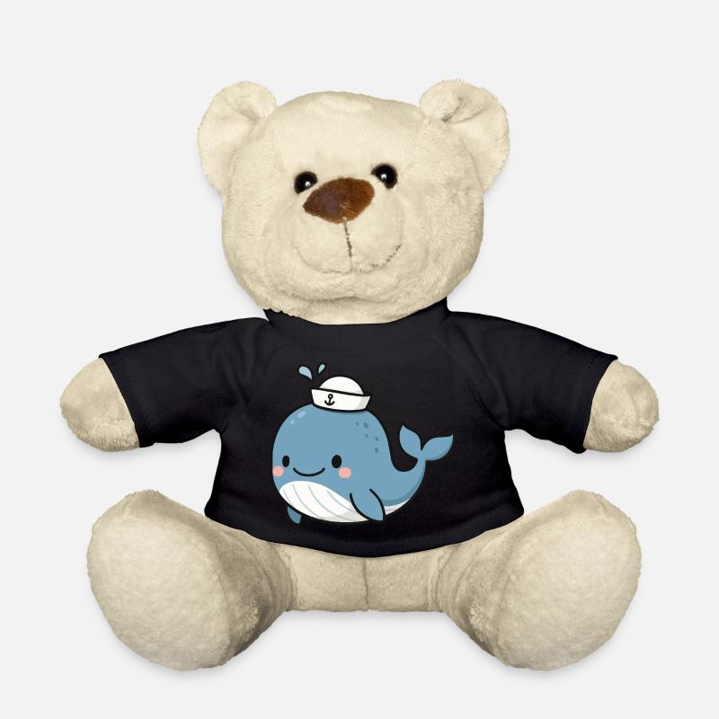 Bébé baleine - Nounours - noir