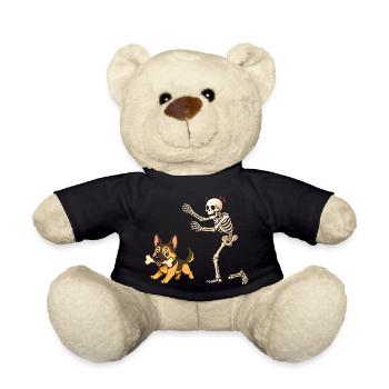 Squelette Chien Berger Allemand - Nounours - noir - Devant