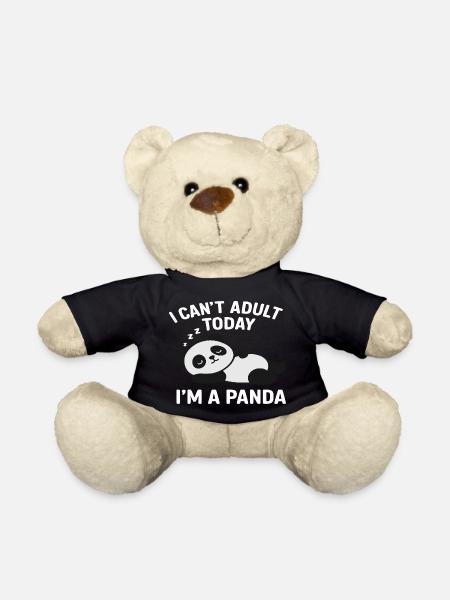 Panda - Nounours - noir