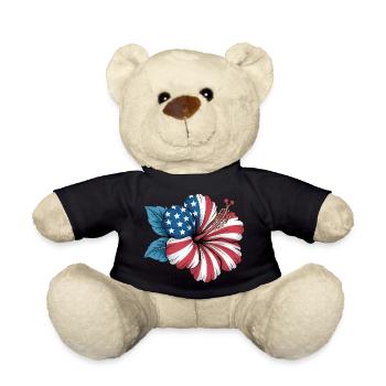  Florist Hibiscus Flower Independence Day 4th of - Teddy - Schwarz - Vorne
