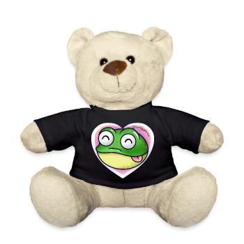 Frosch - Teddy - Schwarz - Vorne