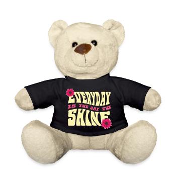 Jeden Tag Strahlen Design - Teddy - Schwarz - Vorne