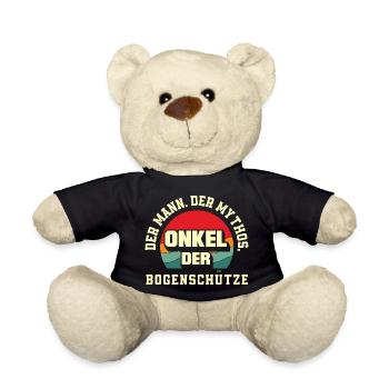 Ich gehe Bogenschießen - Teddy - Schwarz - Vorne