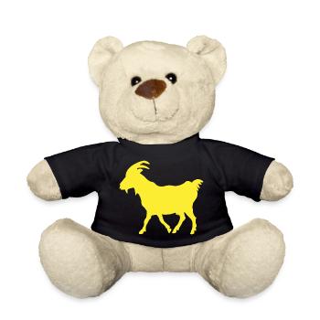 G.O.A.T Ziege gelb - Teddy - Schwarz - Vorne
