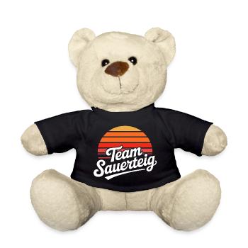 Team Sauerteig Sonnenuntergang - Teddy - Schwarz - Vorne