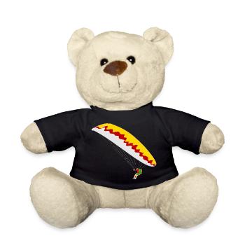 Bunter Gleitschirm - Teddy - Schwarz - Vorne