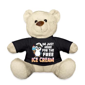 Capitaine Pingouin Tee - Nounours - noir - Devant