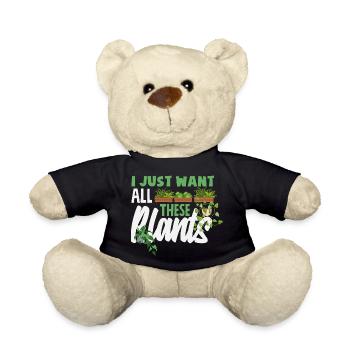 Garden & Plant Lovers Gifts - Teddy Bear - black - Front