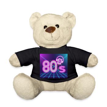 80er Jahre - Teddy - Schwarz - Vorne