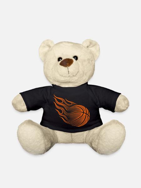 Basketball Basketball Player Gift Idea Baller Bball - Teddy Bear - black