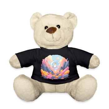 Cat ball in the colored canyon - Teddy Bear - black - Front