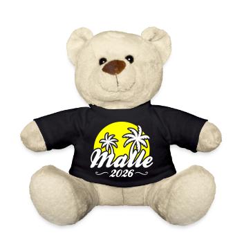 Malle 2026 Palm Trees Beach - Teddy Bear - black - Front
