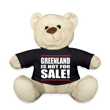 Greenland Is Not For Sale Shirt - Teddy - Schwarz - Vorne