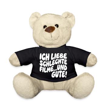Ich liebe schlechte Filme und gute - Teddy - Schwarz - Vorne