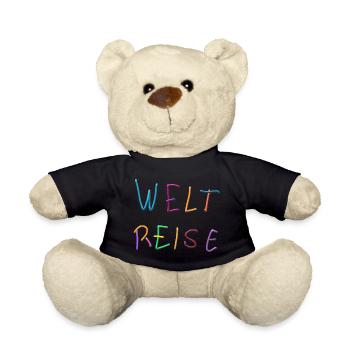 Weltreise Knetbuchstaben Farbenspiel - Teddy - Schwarz - Vorne
