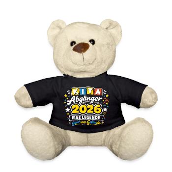 Kita Abgänger 2026 Legende Geht Vom Gelände - Teddy - Schwarz - Vorne