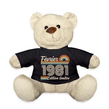 Februar 1981 - Teddy - Schwarz - Vorne
