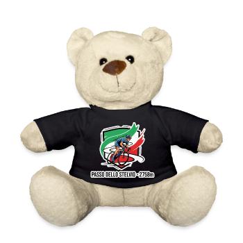 Insigne du Cavalier Passo Dello Stelvio 2758 m - Nounours - noir - Devant