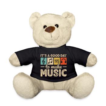 Musik-DJ Komponist Musiker Musikproduzent - Teddy - Schwarz - Vorne