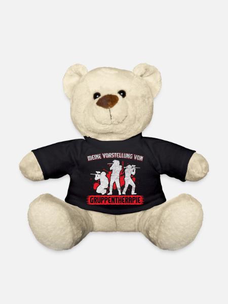 Gruppentherapie Paintball - Teddy - Schwarz