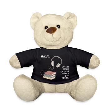 Livre audio, casque, livres - Nounours - noir - Devant