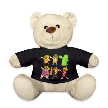 Cinco de Mayo Dab-Hemd - Teddy - Schwarz - Vorne