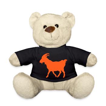 Ziege orange GOAT - Teddy - Schwarz - Vorne