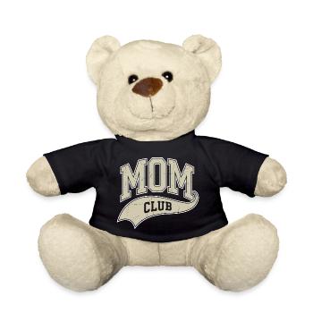 MOM CLUB Vintage Banner Logo - Teddy - Schwarz - Vorne