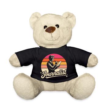 Journalist - Teddy - Schwarz - Vorne