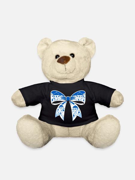 Urlaubsschleife - Teddy - Schwarz