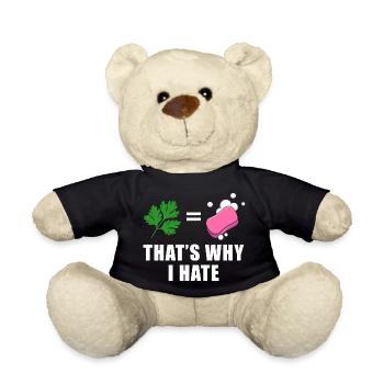 Nature vs Soap - Teddy Bear - black - Front