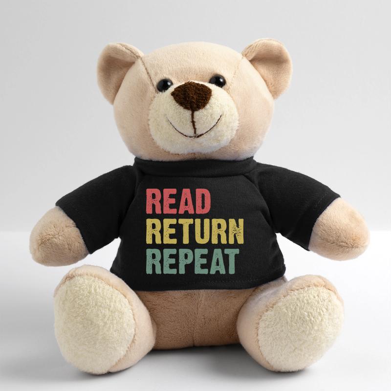 Read Return Repeat - Pastell Typo Teddy