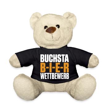 Bier Buchstabierwettbewerb Malle Party JGA Herren - Teddy - Schwarz - Vorne