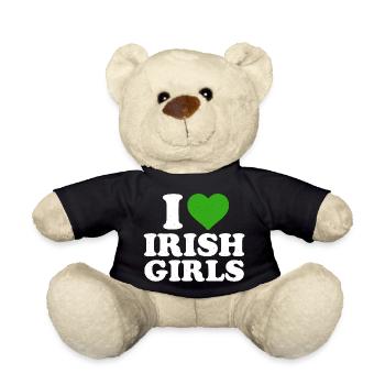 I Heart Irish Girls - Teddy - Schwarz - Vorne
