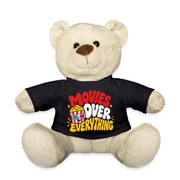 Movies Over Everything Popcorn - Teddy Bear - black - Front