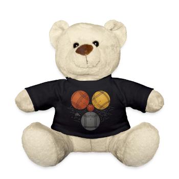 Pétanque-Maß des Punkts Jeu de Boules - Teddy - Schwarz - Vorne