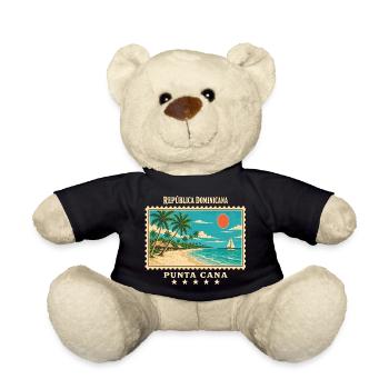 Dominikanische Republik Punta Cana Reisemarke - Teddy - Schwarz - Vorne