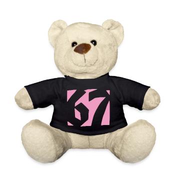 67 Minimal Streetwear Trend Design - Teddy - Schwarz - Vorne