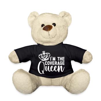 Assurance Assurance Assurance Costume Couverture Reine Medicare - Nounours - noir - Devant