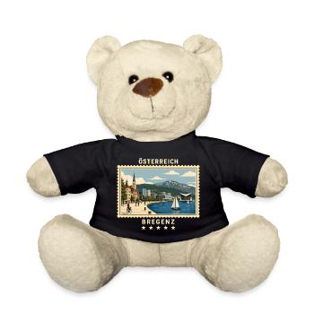 Österreich Bregenz Vintage Reisemarke - Teddy - Schwarz - Vorne