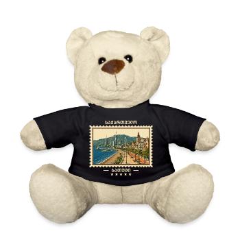 Georgien Batumi Vintage Reisemarke - Teddy - Schwarz - Vorne