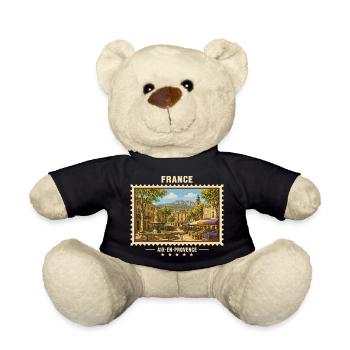 Frankreich Aix-en-Provence Vintage Reisemarke - Teddy - Schwarz - Vorne