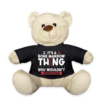 Aplastische Anämie - Knochenmark Ding - Teddy - Schwarz - Vorne