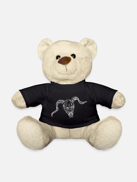 Perchtenmaske Geschenk - Teddy - Schwarz