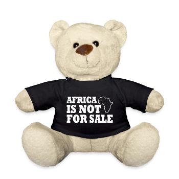 africa is not for sale - Nounours - noir - Devant