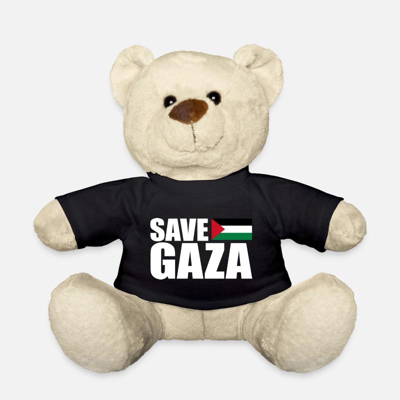 Save gaza - Nounours - noir