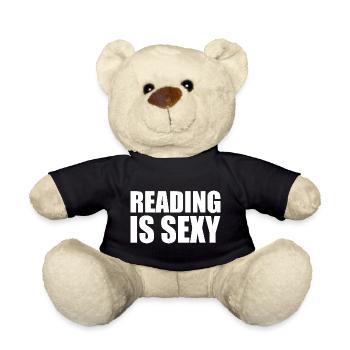 Reading is sexy - Teddy - Schwarz - Vorne