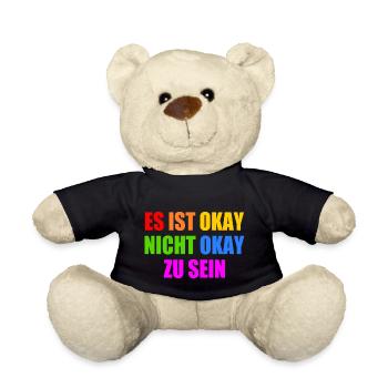 es ist okay nicht okay zu sein - Teddy - Schwarz - Vorne