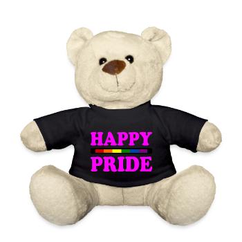 Happy pride - Nounours - noir - Devant